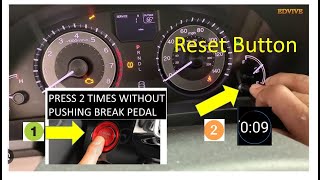 20112017 How to Reset oil life Honda Odyssey [upl. by Ahsenyl]