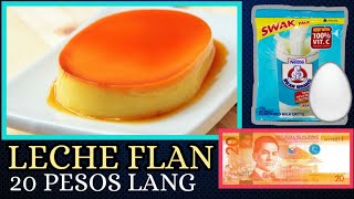 20 PESOS BEAR BRAND LECHE FLANPANLASANG PINOY RECIPE [upl. by Letniuq]