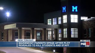 Mariemont parents respond to thwarted plan to kill students staff [upl. by Anaihsat]