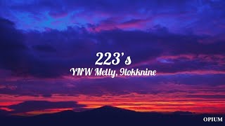 ynw melly  223’s feat 9lokknine lyrics [upl. by Noemis]