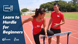 Athletics101 Learn to hurdle for beginners Athletics for Beginners [upl. by Byron]