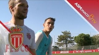 Volées coup du foulard… Germain et Ocampos régalent   AS Monaco [upl. by Yauqaj]