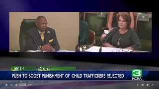 Key California Assembly committee blocks bill to make child trafficking a serious felony [upl. by Nimsaj950]