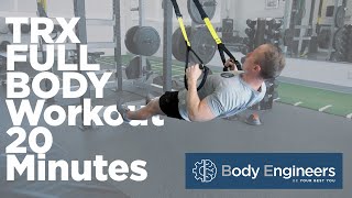 20 Minute TRX Full Body Workout [upl. by Ahseyi]