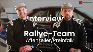 INTERVIEW  Mühlviertler Lokalmatadoren Patrik Affenzeller amp Stefan Preinfalk  Jännerrallye2024 [upl. by Adlesirhc]