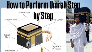 How to perform umrah  Umrah karne ka tariqa Step by Step  how wear Ihraam  how to make Dua  2024 [upl. by Ennayram]