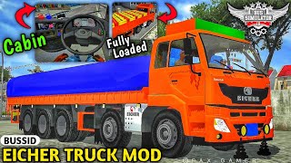 New EICHER TRUCK MOD For Bus Simulator Indonesia  Free Mod  New Bus Mod For Bussid  bussidmods [upl. by Silohcin]