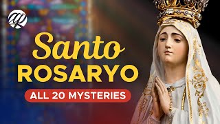 SANTO ROSARYO All 20 Mysteries • Tagalog Holy Rosary Complete [upl. by Scornik]