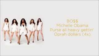 Fifth Harmony  BOBOSS Lyrics [upl. by Nesta]