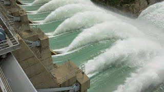 Dams spillways opening new  tarbela dam Spillways Operation  largest dam Spillways Gates [upl. by Roye]