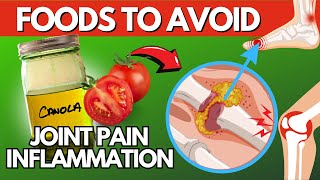 TOP 6 Inflammatory Foods to Avoid for ARTHRITIS Reduce Joint Pain and Inflammation [upl. by Harihs]