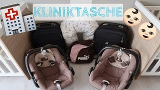 Kliniktasche für mich und die ZwillingeMel´s Kanal [upl. by Bernt200]