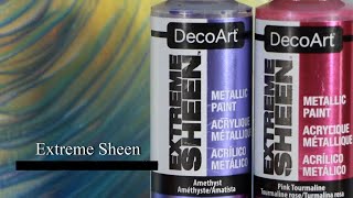 Make your cloud effect ring pour EXTREME with Extreme Sheen Metallic paint [upl. by Yennej]