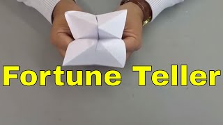 How To Make A Fortune Teller Out Of Paper [upl. by Nesnah204]