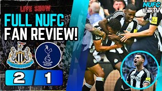 Newcastle United 21 Tottenham  Full Match Review amp Analysis 🔥 NUFC NEWTOT [upl. by Ilhsa]