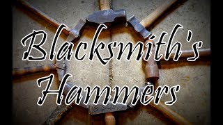 Blacksmith Hammers and Uses  Types of Forging Hammers [upl. by Relyk]