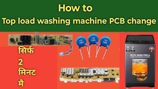 Haier Top Load Washing Machine Model Selection after PCB Change [upl. by Akeyla]