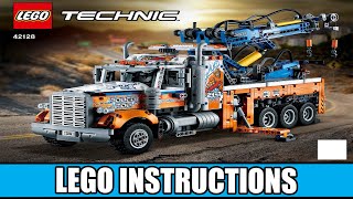 LEGO Instructions  Technic  42128  HeavyDuty Tow Truck [upl. by Ynaffi]