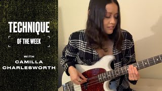 Camilla Charlesworth Teaches Left Hand Muting  Technique of the Week  Fender [upl. by Sarita]