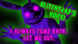 GLITCHTRAPS VOICE IN HELP WANTED HAS BEEN DECODED  FNaF NEWS [upl. by Hege]