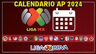 ✅️CALENDARIO COMPLETO DE LA LIGA MX PARA LA APERTURA 2024 🔥🔥 [upl. by Harneen]