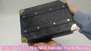 UNBOXING LOUIS VUITTON BAG x NBA Handle Trunk M57971 [upl. by Nylla]