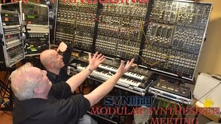 Happy Knobbing Modular Synthesizer Meeting 2015 Germany Music Moogulator [upl. by Attennaej]