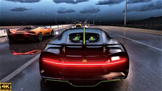 ASSETTO CORSA  1500HP BUGATTI CHIRON SPORT VS BUGATTI CENTODIECI amp BUGATTI MISTRAL [upl. by Kosel]