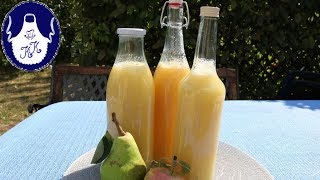 Obstsaft aus Birnen und Äpfel ohne Zuckerzusatz selber einkochen [upl. by Meng]