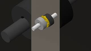 Oldham Coupling Mechanical Movement Part 111 mechanism animation [upl. by Akamaozu978]