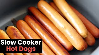 How to Cook Hot Dogs in Bulk using a Slow Cooker [upl. by Nyltiak673]