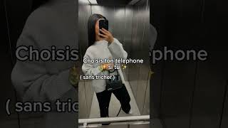 Choisis ton téléphone  version iPhone🤍🫶🏼 [upl. by Sexton298]