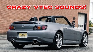 S2000 Amazing VTEC Sounds aFe Intake External Engine Mic [upl. by Mickey]