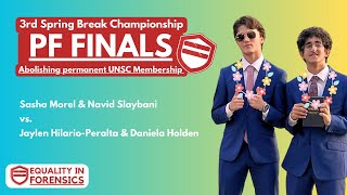 PF Finals  3rd Spring Break Special [upl. by Ardnua]