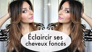 Comment jai éclairci mes cheveux foncés  rattrapage après cata 2 [upl. by Enilrac540]