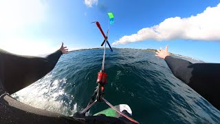 Kitefoil Roaldsanden  260821  Gong Strutless V4 [upl. by Otrebogir788]