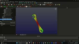 FreeCAD  MBDyn  Calculix simple pendulum [upl. by Leidgam]