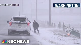 Unrelenting winter storm impacting tens of millions across the US [upl. by Onairelav855]