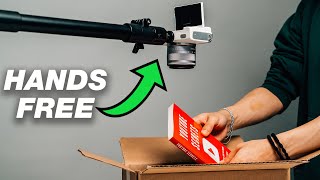 Best Overhead Camera Setup for YouTube Arkon Mount Review [upl. by Nahtannoj]