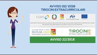 Avviso 222018  Tirocini extracurriculari  Adesione [upl. by Horsey808]