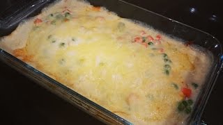 Baked cod in a creamy lemon sauce [upl. by Yraunaj544]