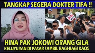 Dr TIFA MINTA PRABOWO PULANG KARENA ADA ORANG GILA PAKE BAJU PUTIH CELANA HITAM KELUYURAN DIPASAR [upl. by Igig]