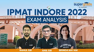 IPMAT Indore 2022 Exam Analysis  IPMAT 2022 Paper Solving amp Expected Cutoff  IPMAT Paper Solution [upl. by Sayed]