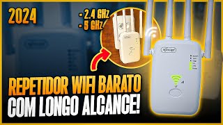 MELHOR REPETIDOR DE SINAL WIFI para Comprar em 2024 Potente e Barato  Repetidor Wifi com 4 Antenas [upl. by Louise]