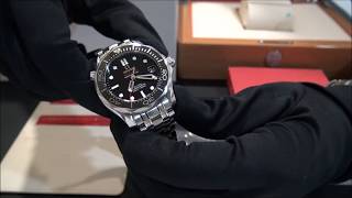 Omega Seamaster 36 Ceramic Black 2018  WatchesGMT English [upl. by Stilu]