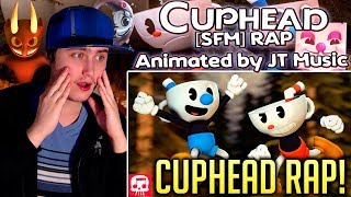 CUPHEAD RAP Animated by JT Music SFM  Reaction [upl. by Yleek]