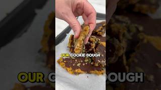 🍪🎃 Pumpkin Cookie Dough Bark gluten free vegan amp low carb [upl. by Llennyl774]