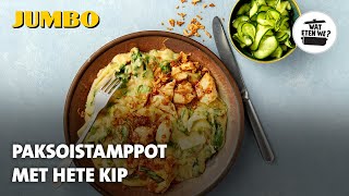 Wat eten we Paksoistamppot met hete kip [upl. by Eibbil578]