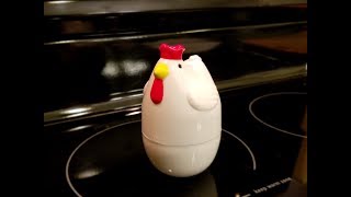 Small Chicken Microwave Egg Boiler From Wish [upl. by Ardnuahc627]