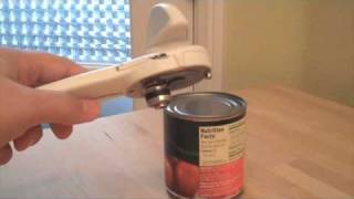 Cookingcom UnSlick Video  White Kuhn Rikon Can Opener [upl. by Inafetse220]